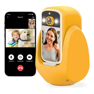 Baba EletrÎnica Cùmera Baby Monitor Visão Noturna Microfone Wi-fi 2.4ghz Rotativa 360 Segurança Do Bebe Sem Choro Voltagem - Cor Amarelo Baba EletrÎnica Cùmera Baby Monitor Visão Noturna Microfone Wi-fi 2.4ghz Rotativa 360 Segurança Do Bebe Sem Choro Voltagem - Cor Amarelo