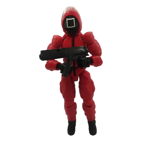 Muñeco Dummy Super Articulado Guardia Juego Del Calamar 29cm