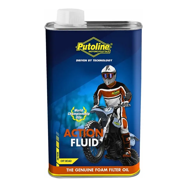 Óleo Putoline Action Fluid Para Filtro De Ar Em Espuma - 1l