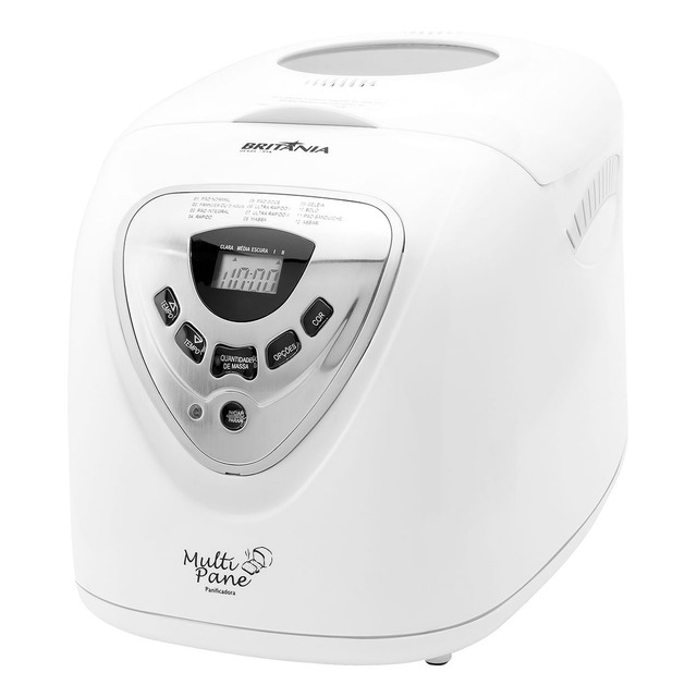 Panificadora Multipane Com 12 Programas E Potência De 550w Antiaderente Cor Branca Britâni... Panificadora Multipane Com 12 Programas E Potência De 550w Antiaderente Cor Branca Britâni...