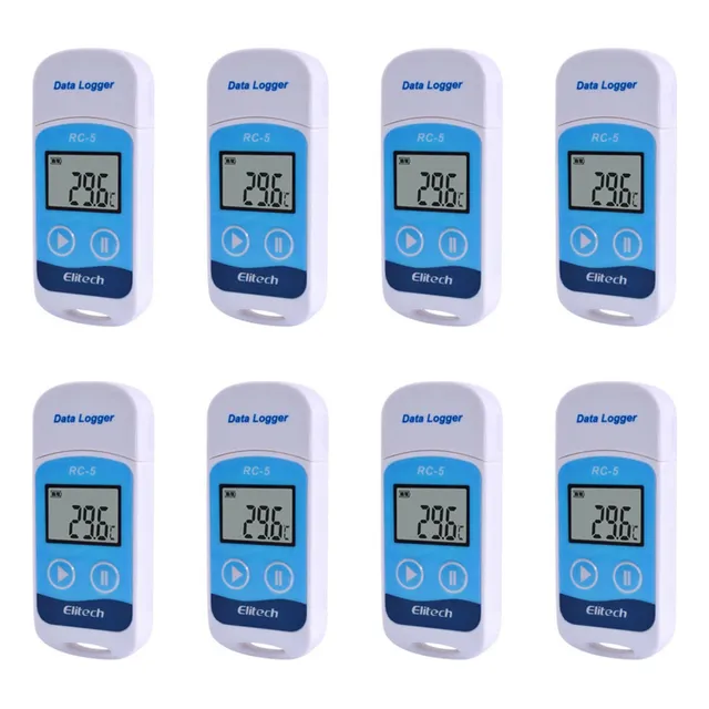 - 8 Datos De Temperatura Usb Digitales Elitech Rc-5 De Alta
