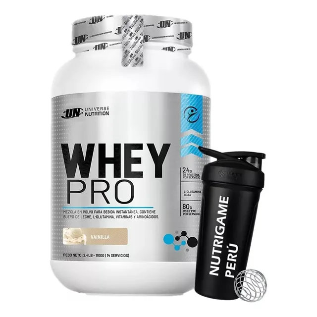 Proteína Whey Pro 1.1kg Ganador De Masa Muscular Sabor vainilla