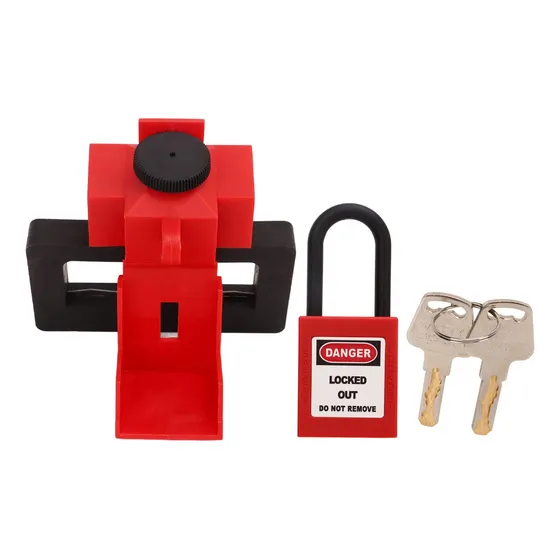 Kit De Bloqueo De Disyuntor Con Candado De Seguridad Y