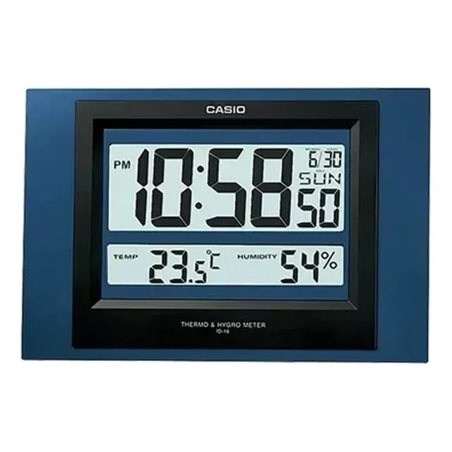 Reloj De Pared Digital Casio Id-16s