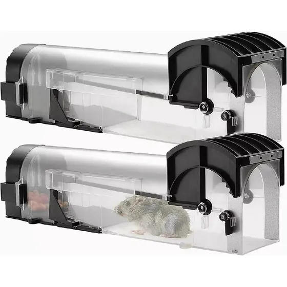 Trampas For Ratas Ratones Efectivas Automatic, 2 Unidades