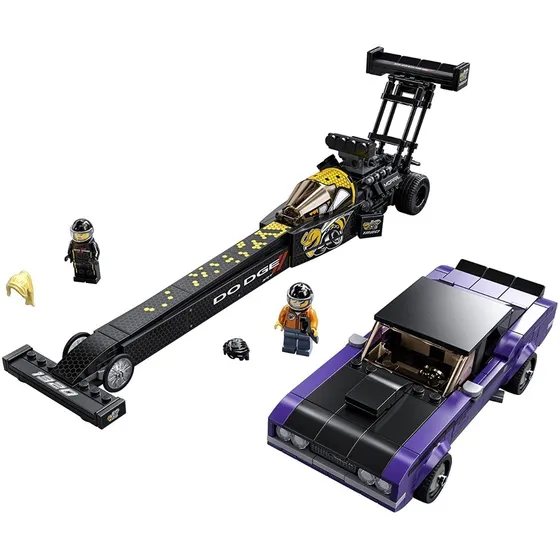 Lego Drágster Mopar Dodge, Fuel Y Dodge Challenger Speed Cantidad De Piezas 627