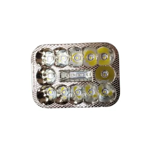 Bombillo De Faro 15 Cuadrado Led Motos Completo