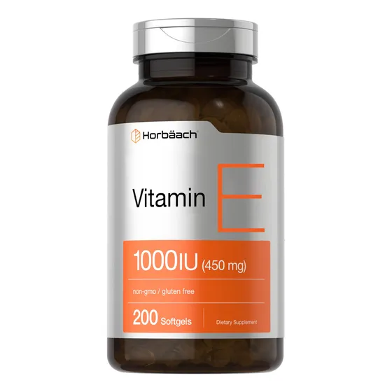 Suplemento Horbäach De Vitamina E, 1000 Ui, Cápsula Blanda,