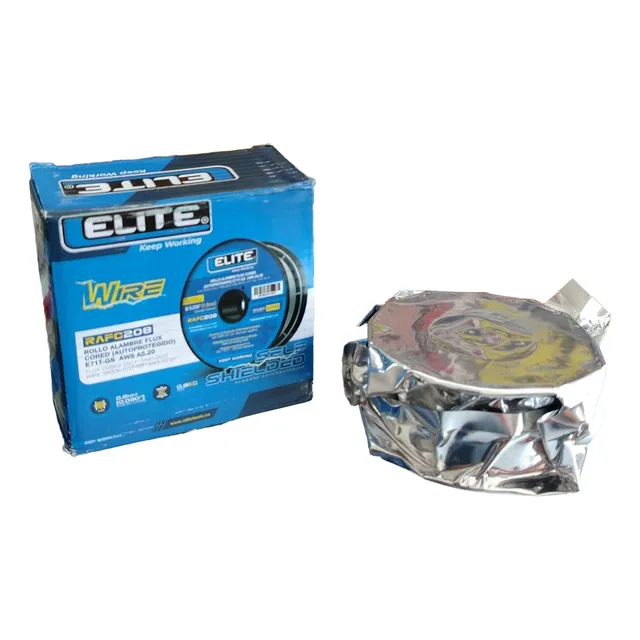 Alambre Flux Elite 0.8mm 2lb E71t-gs Elite Plateado