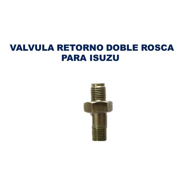 Valvula De Retorno Doble Rosca Npr