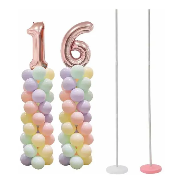 Soporte Para Globos Columna + Base - 2 Mts - Universo Mágico