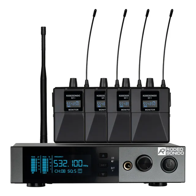 Sistema Monitoreo Rs Rjt101 1 Canal Mono Con 4 Receptores Gochanmi