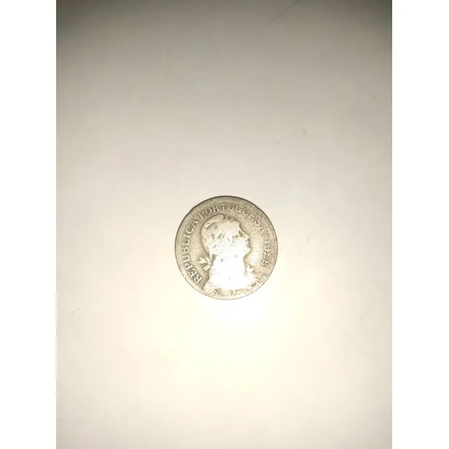 Moneda Antigua 1 Escudo 1928 República Portuguesa 