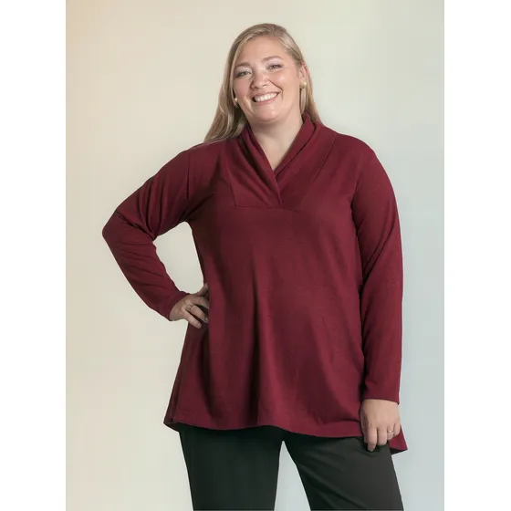 Remerón Lanilla Cuello Cruzado Mujer | Kavachi