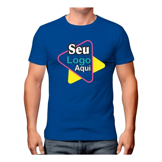 Camiseta Personalizada Logomarca Empresa Uniforme Trabalho