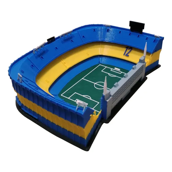 Maqueta De La Bombonera Estadio Boca Juniors Adorno De Torta