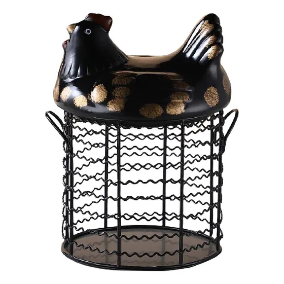 Fio Do Vintage Cesta De Armazenamento Cesta Com Estilo 4