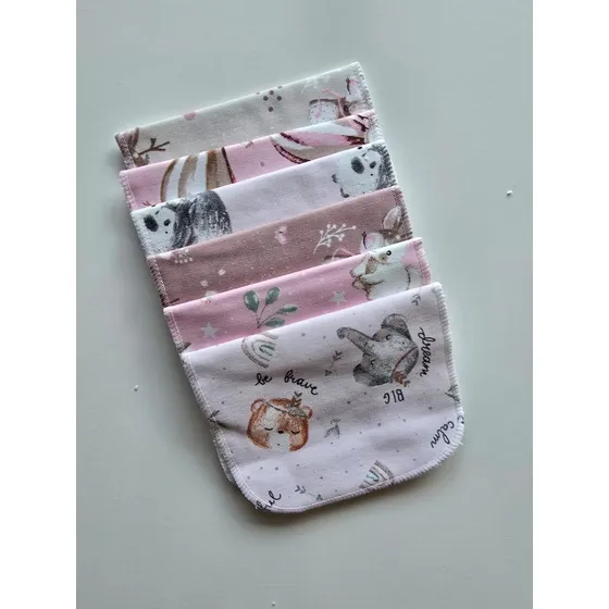 Pack X 6 Babitas Bebe Con Toalla Estampa Surtida