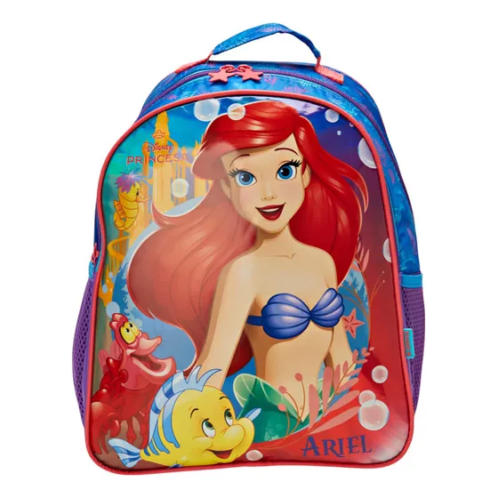 Mochila Escolar para meninas 14 Princesa Disney Ariel Multicolor 13.23 L Xeryus
