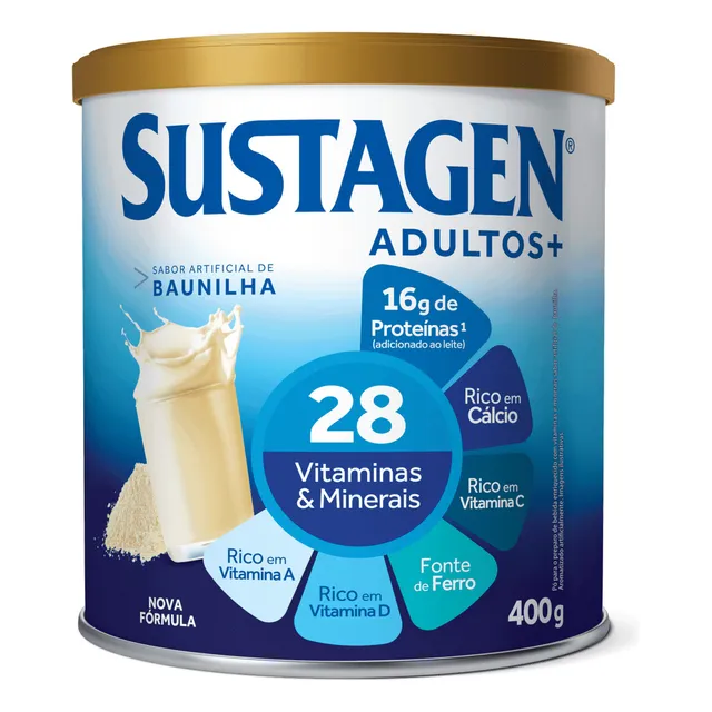 Complemento Alimentar Adultos+ Baunilha 400g Sustagen
