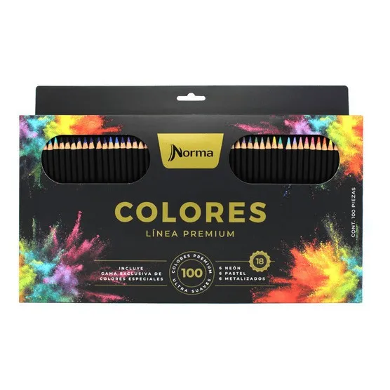 Colores Norma Premium X 100 Und + Obsequio