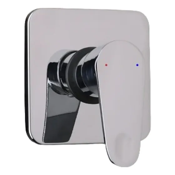 Llave De Ducha Monomando Bóxer De Acero Inoxidable Gs