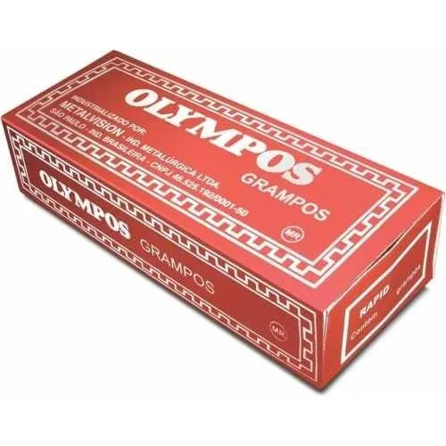Grampo 80/6 Polido Para Pneumática, Caixa Com 3.500.