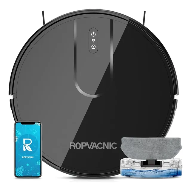 Robot Aspirador Ropvacnic S1 2 En 1 Con Succión 4000pa