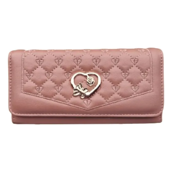 Billetera Labrada Bolso De Mano Cuero Pu Pack X2
