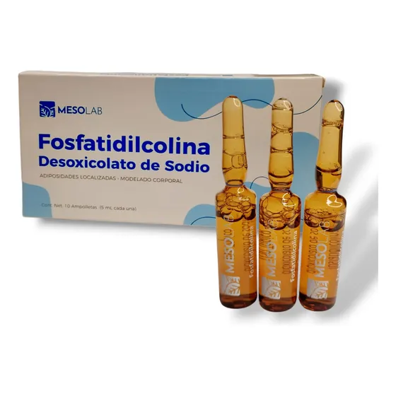 Fosfatidilcolina Con Dioxicolato 10 Ampolletas