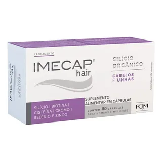 Imecap Hair SilĂcio OrgĂąnico Cabelo E Unhas 60 Capsulas Imecap Hair SilĂcio OrgĂąnico Cabelo E Unhas 60 Capsulas