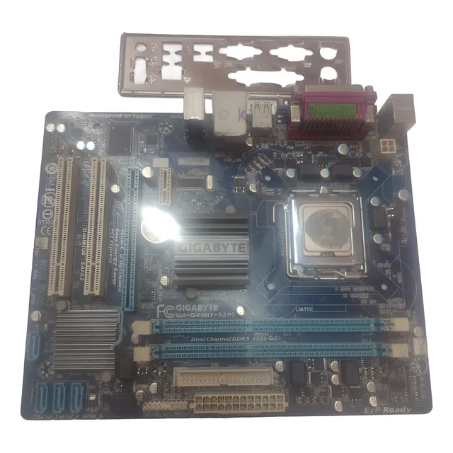 Mothers 775 Intel Ddr3 G41 + Micro Testeado Ok San Miguel Azul (Reacondicionado)