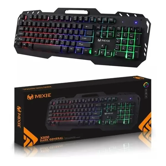 Teclado Mixie X800 Gamer Usb Retroiluminado Rgb