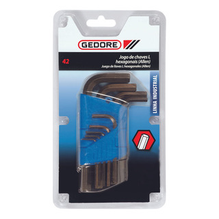 Jogo Chave Hexagonal 1,5 A 6mm Gedore 012106 012106 Jogo Chave Hexagonal 1,5 A 6mm Gedore 012106 012106