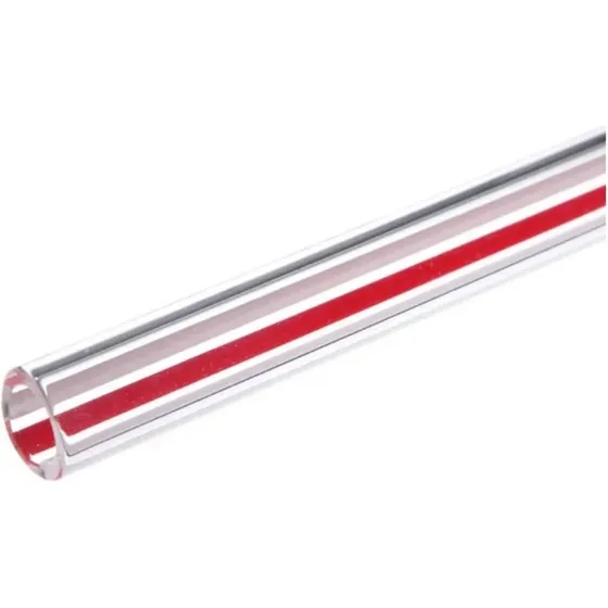 Tubo De Vidrio Franja Roja Para Juego De Nivel - Calderas