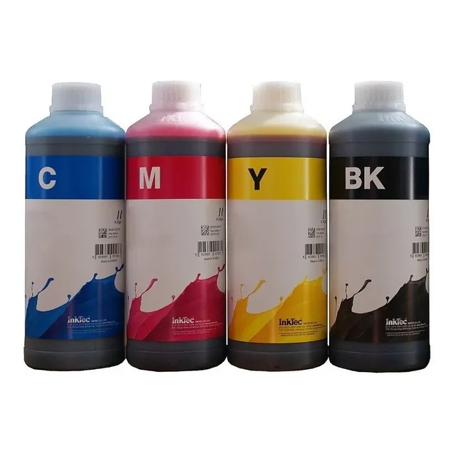 4 Litros Tinta Inktec Pigmentada Compatible Para H Y Cn