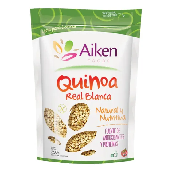 Quinoa Blanca Lavada Aiken Sin Tacc - Lista Para Cocinar