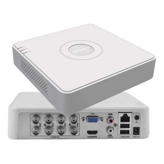 Dvr Hikvision Turbo Hd 8 Canales Tvi Ahd Ds-7108hghi-f1/n P2