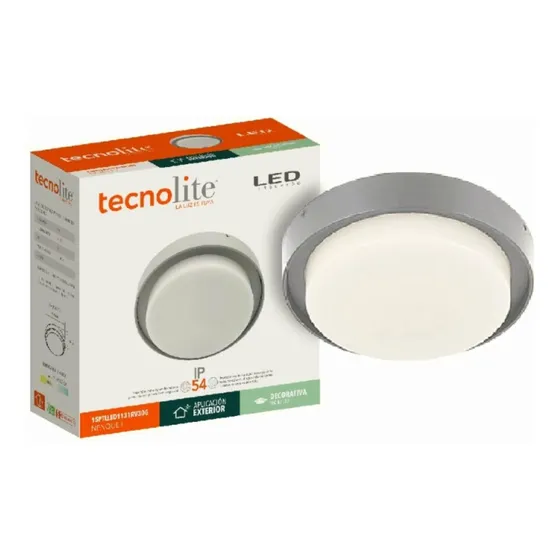 Tecnolite Lámpara Led Plafón, Luz Suave Cálida,