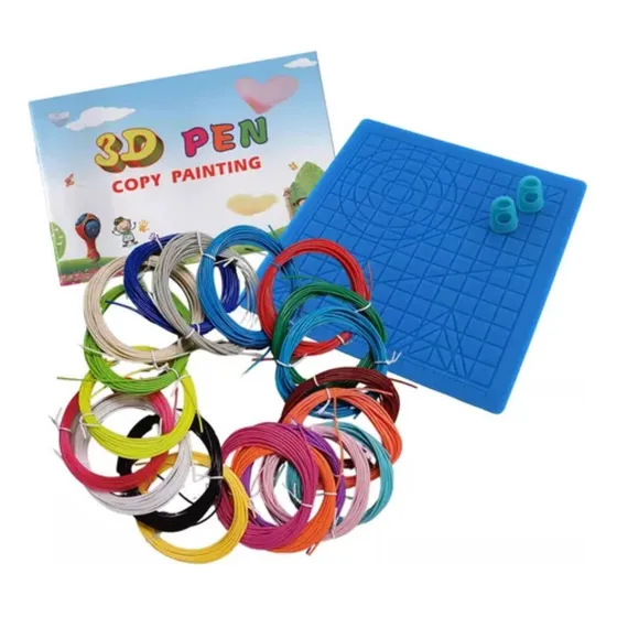 Refil Pla, Tapete Gabarito E Livro Para Caneta Impressora 3d Cor Colorido 127/220V