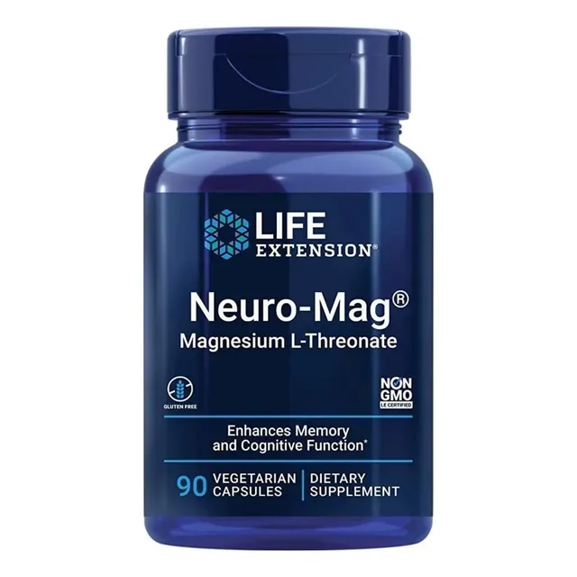 Life Extension Neuro Magnesio L Treonato 90 Caps Cad Agos 25