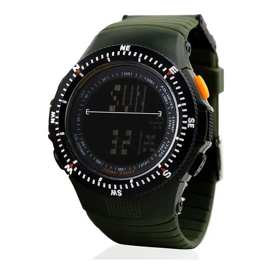 Reloj Hombre Táctico Digital Reloj Deportivo Waterproof 5atm