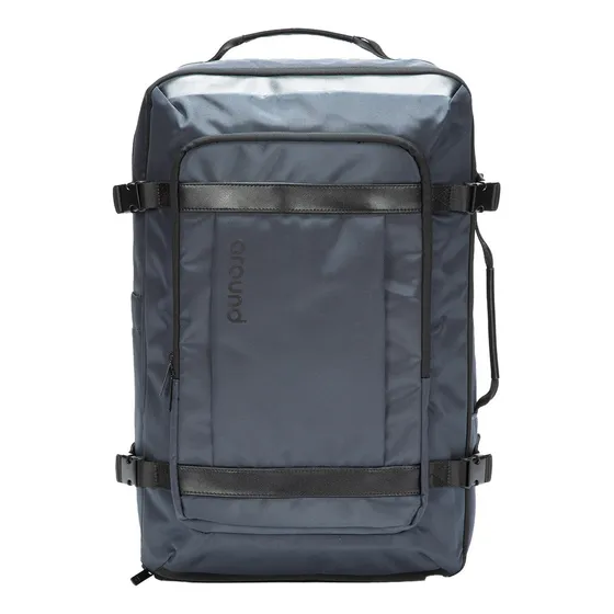 Mochila Voyager Around Color Azul Marino Diseño De La Tela Unicolor