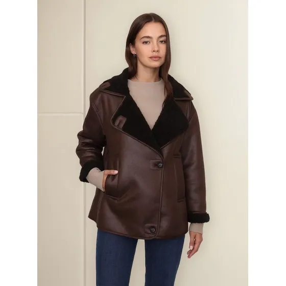Gamulan Pu Mujer Campera Con Corderito Sil Yagmour