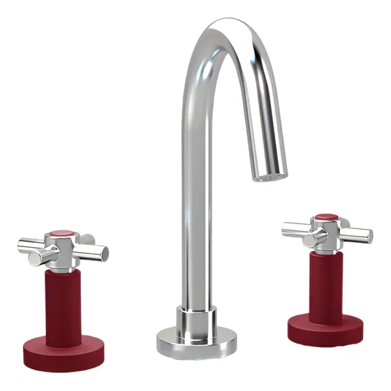 Griferia  Bidet  Baño Cierre Ceramico Grifmac Matte Rojo