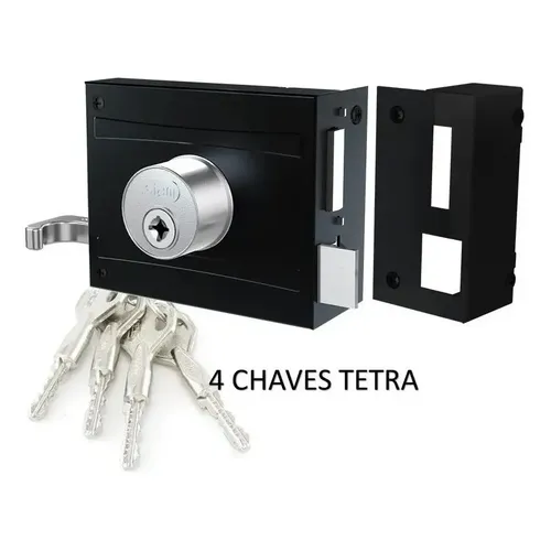 Fechadura Banheiro Haga Onix M138 Dourada Com Maçaneta | MercadoLivre