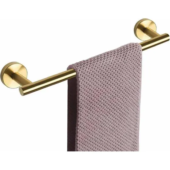 Porta Toalla - Toallero Baldwin De 60 Cm Latón Pulido