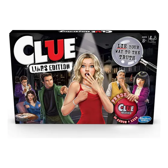 Jogo De Tabuleiro Clue Liars Edition Murder Mystery Game Kid