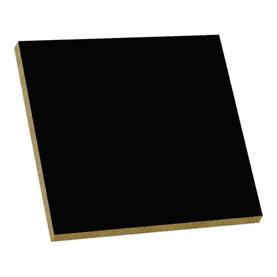 Mdf Melaminico Negro Placa Med.2.75*1.85 Mts 18 Mm Espesor
