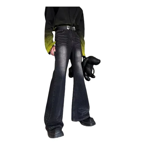 L Pantalones De Moda Para Hombre, Pantalones Acampanados